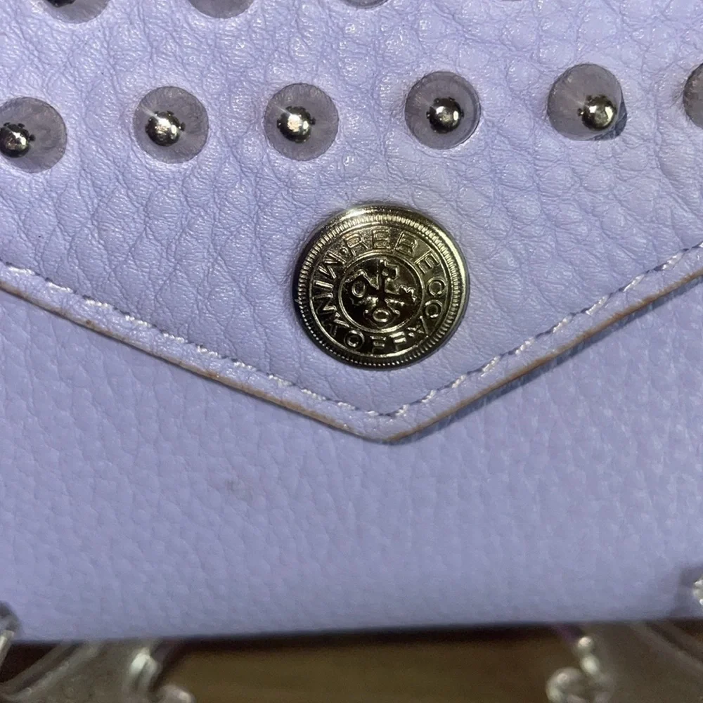 Rebecca Minkoff Leather Studded Wallet on a Chain Used - Picture 3 of 9